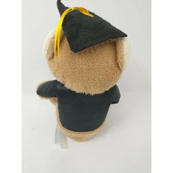 Graduation Bear Plush Toy Cap Gown Diploma 9” - Picture 3 of 5